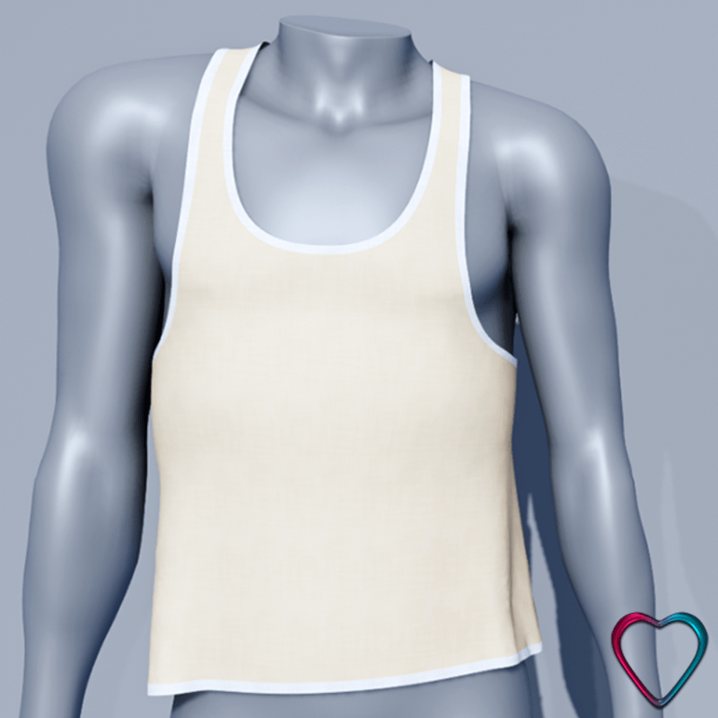 Sexy Men Tank - Cream