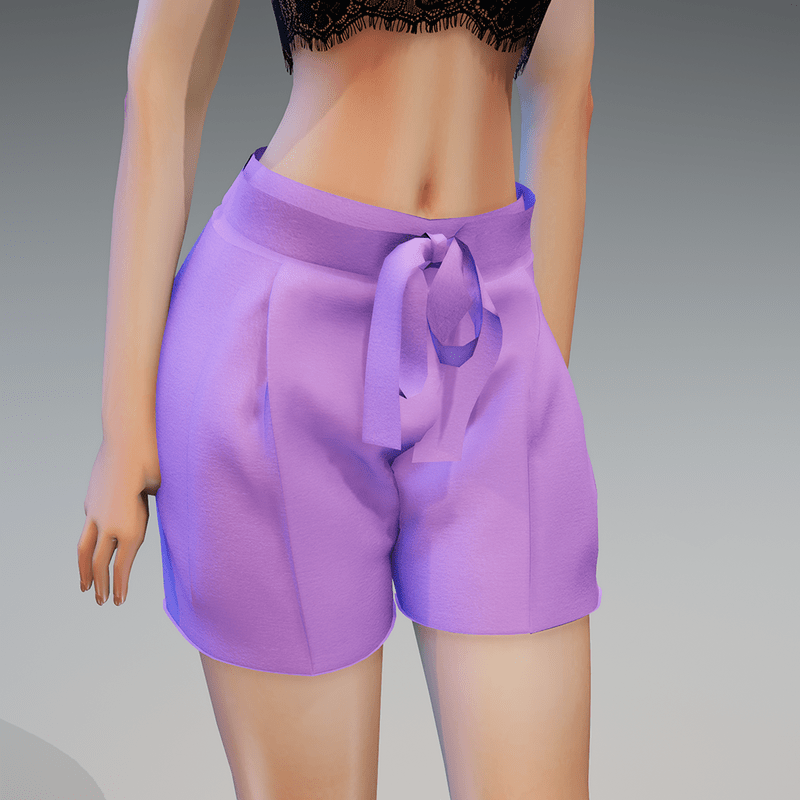 Summer Shorts Purple