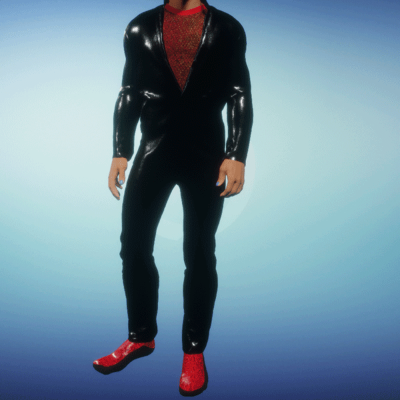 Suit Dragon Full Red