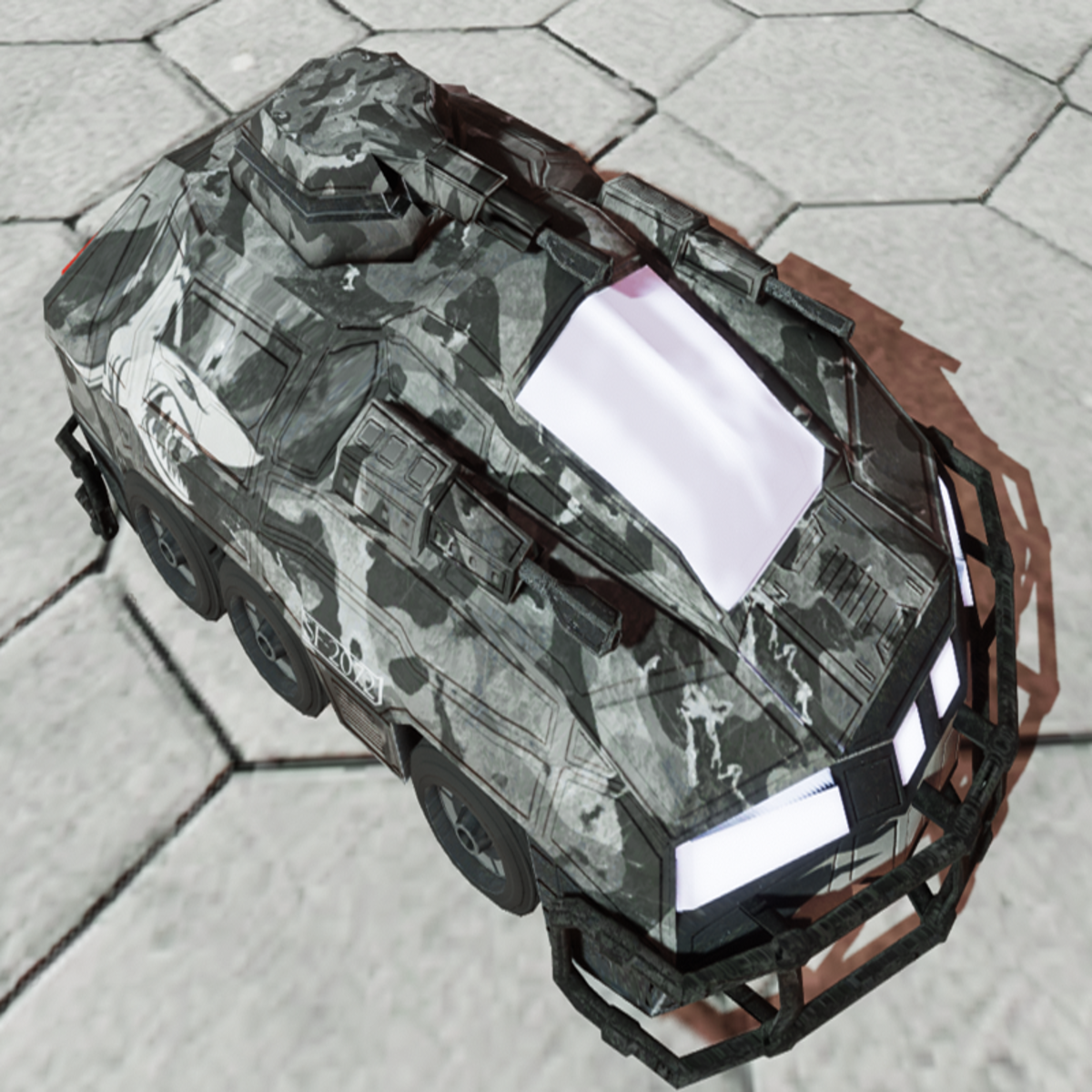 Armored Assault Vehicle Snow Camo