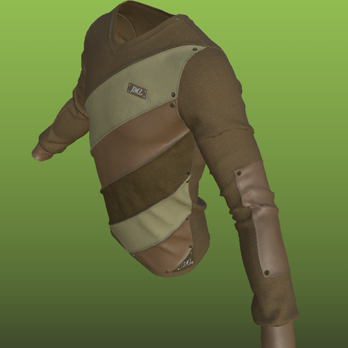 SADAKO_ FASHION_ T-SHIRT_ BROWN_