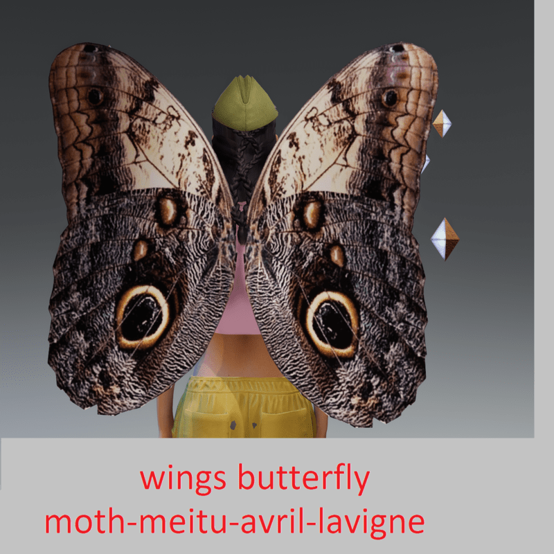 wings butterfly moth-meitu-avril-lavigne
