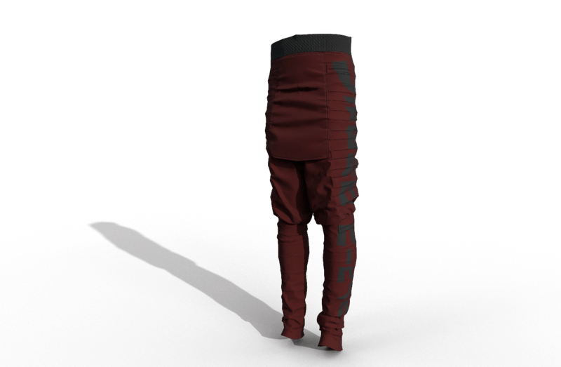 Urban Ninja Pants (male/red)