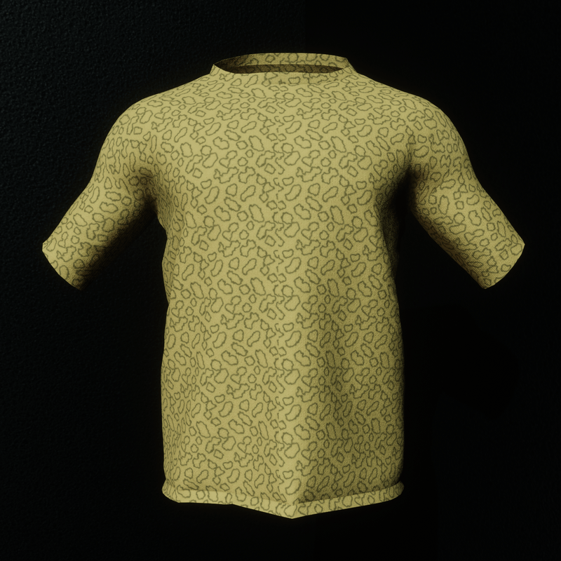 Patterned Camo Male T-Shirt