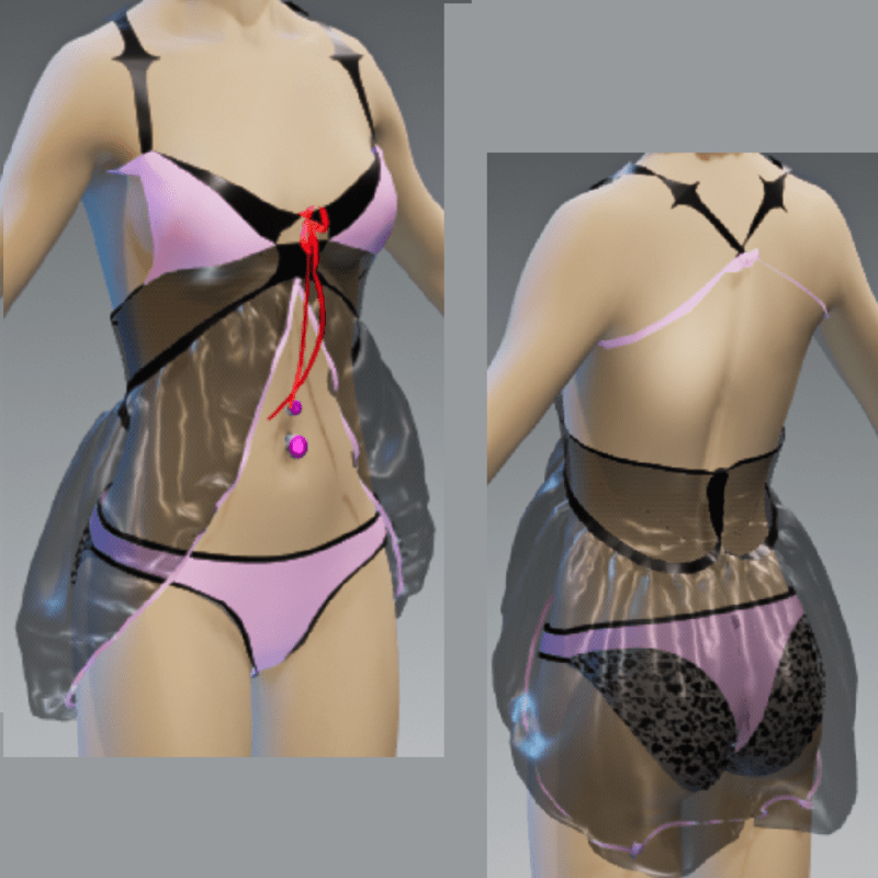 Soft pink Babydolls naughty Night v301