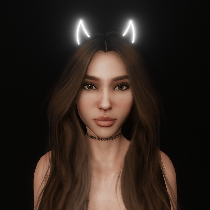 Devil Horns (White Glow)