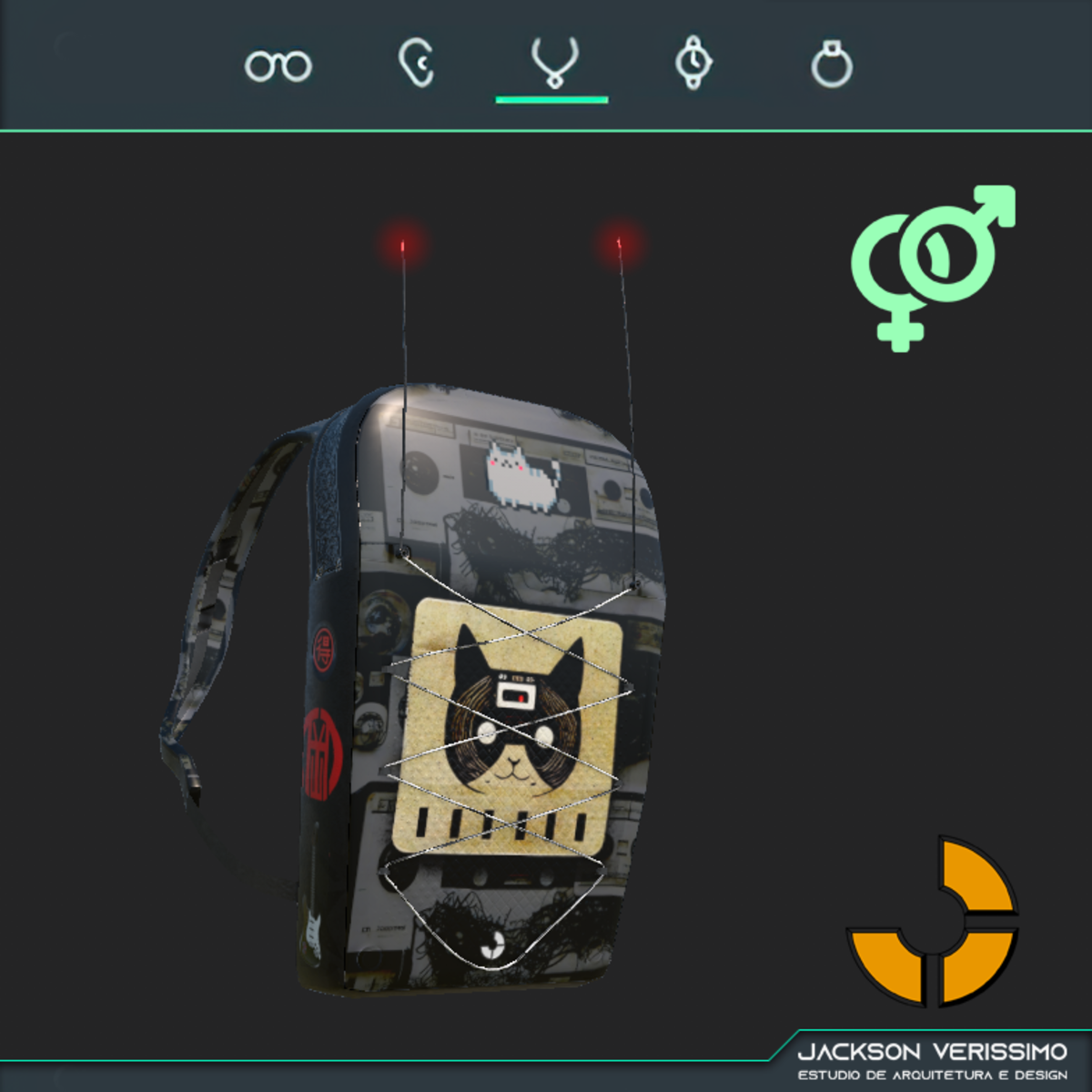 BackPack Minimal Musicat