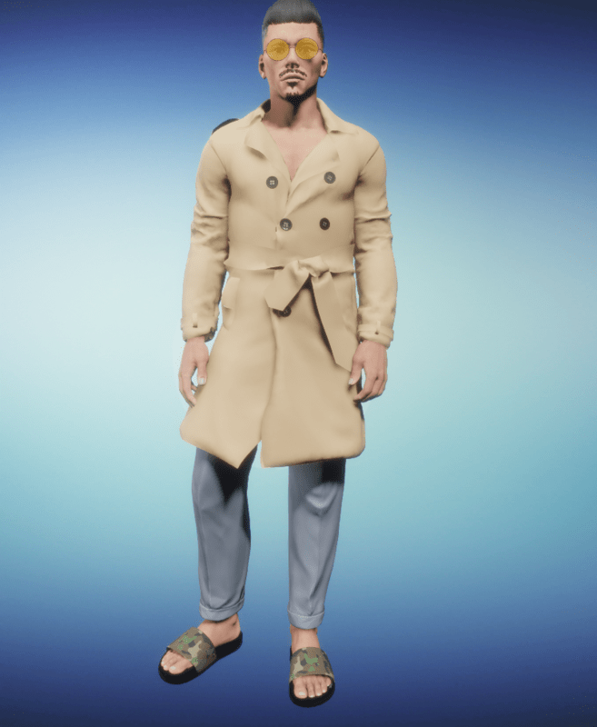 Trench Coat Beige male