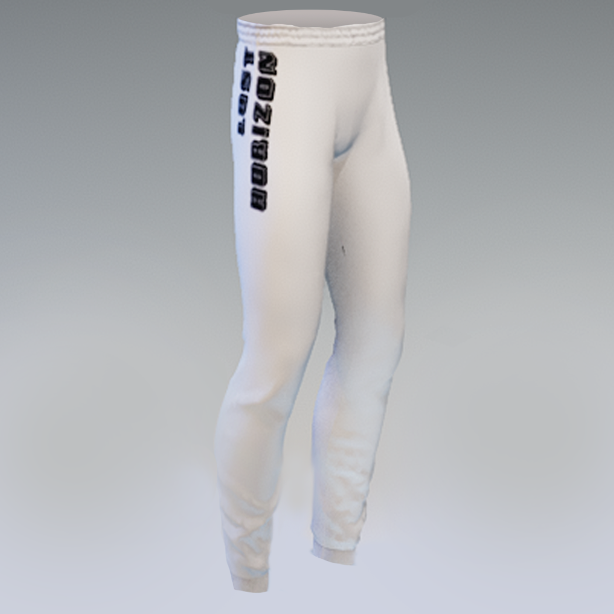 Unisex Lost Horizons White Joggers