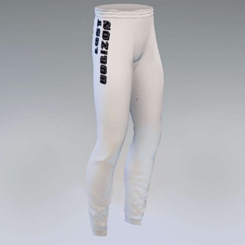 Unisex Lost Horizons White Joggers