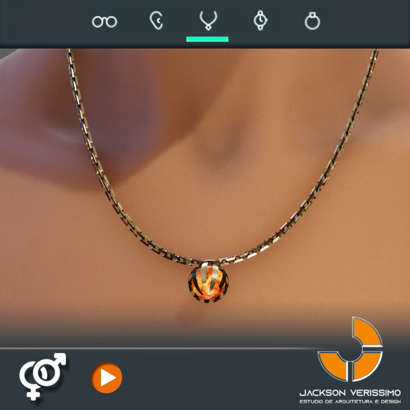 Cosmic Necklace- Gold Venus