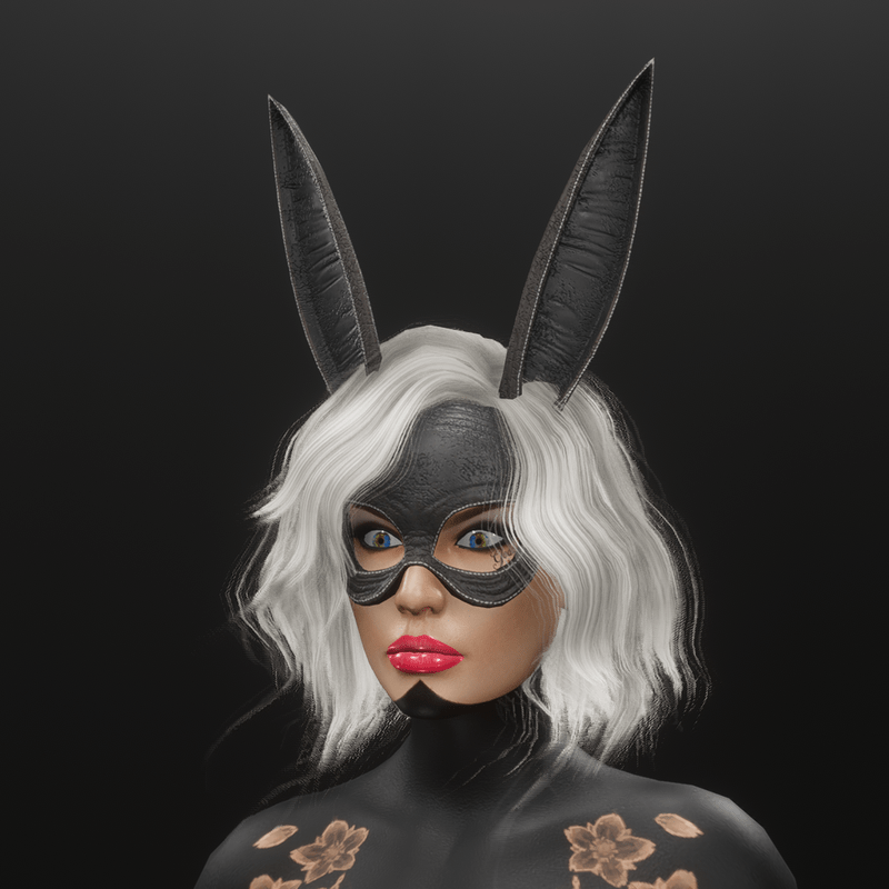 Bunny mask (leather)