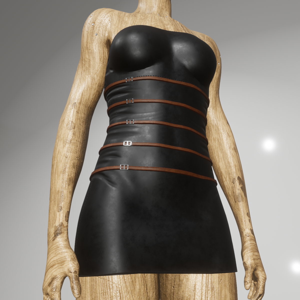 little black dress (leather)