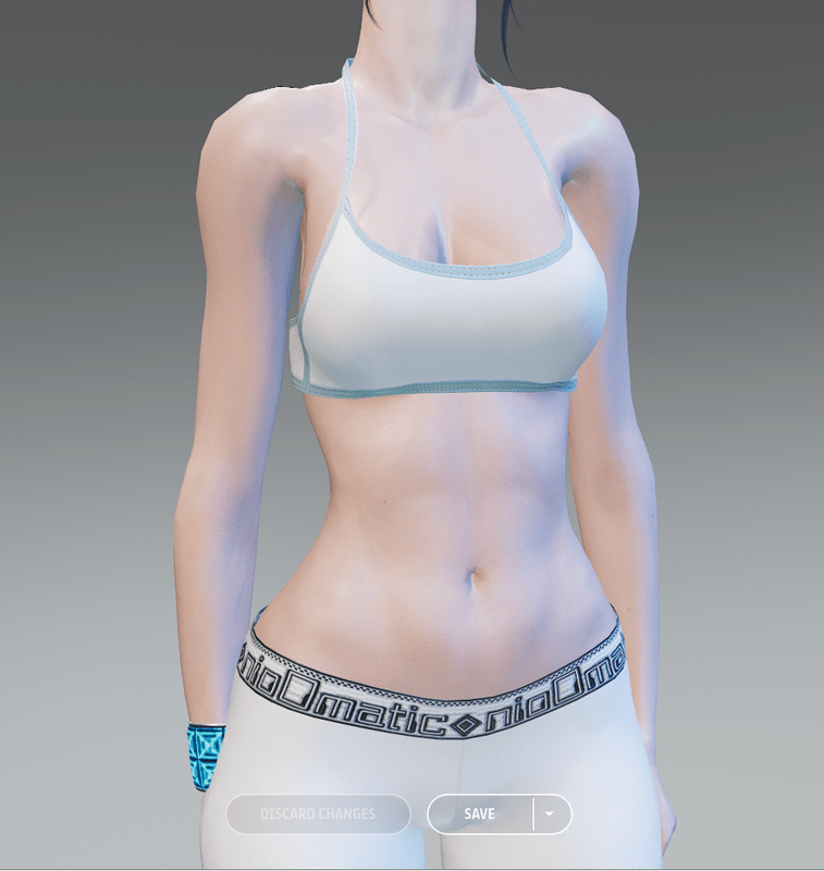 White-BT Athletic Top - Female