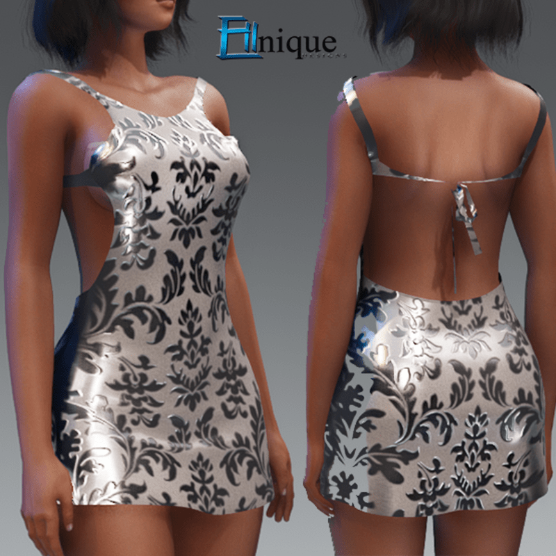 Ellie Silver Shimmer Dress