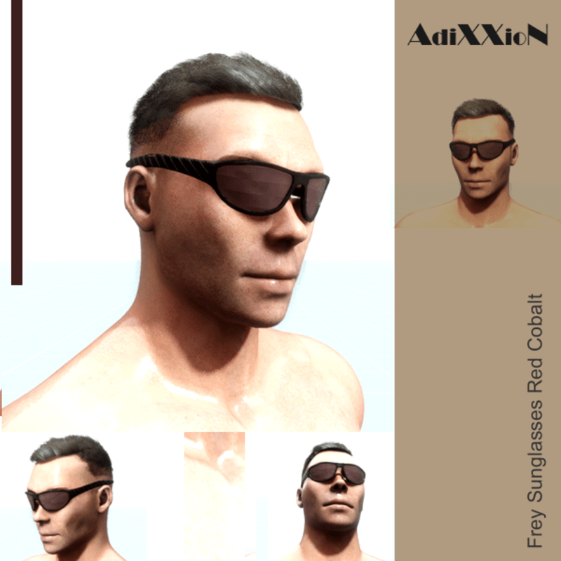 Frey Sunglasses Red Cobalt