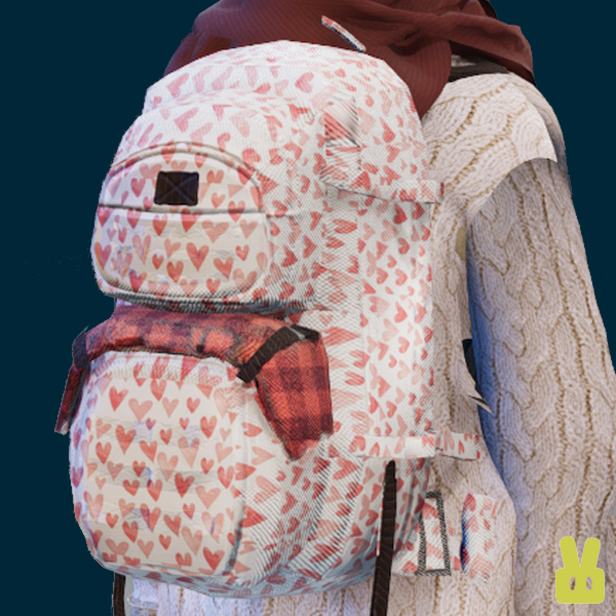 heart backpack