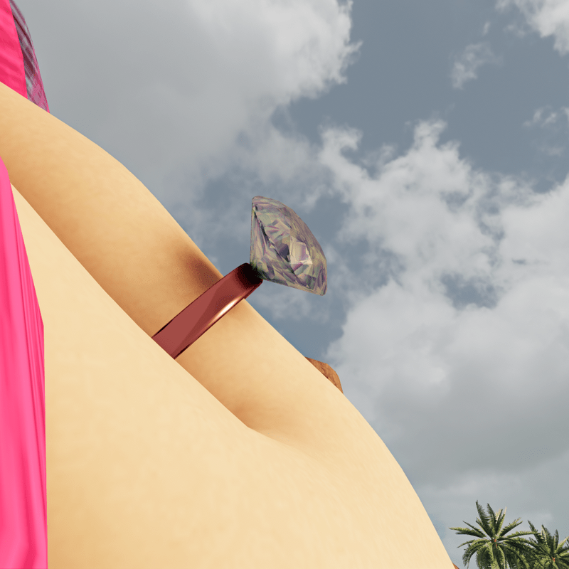 Rose Gold Engagement Ring