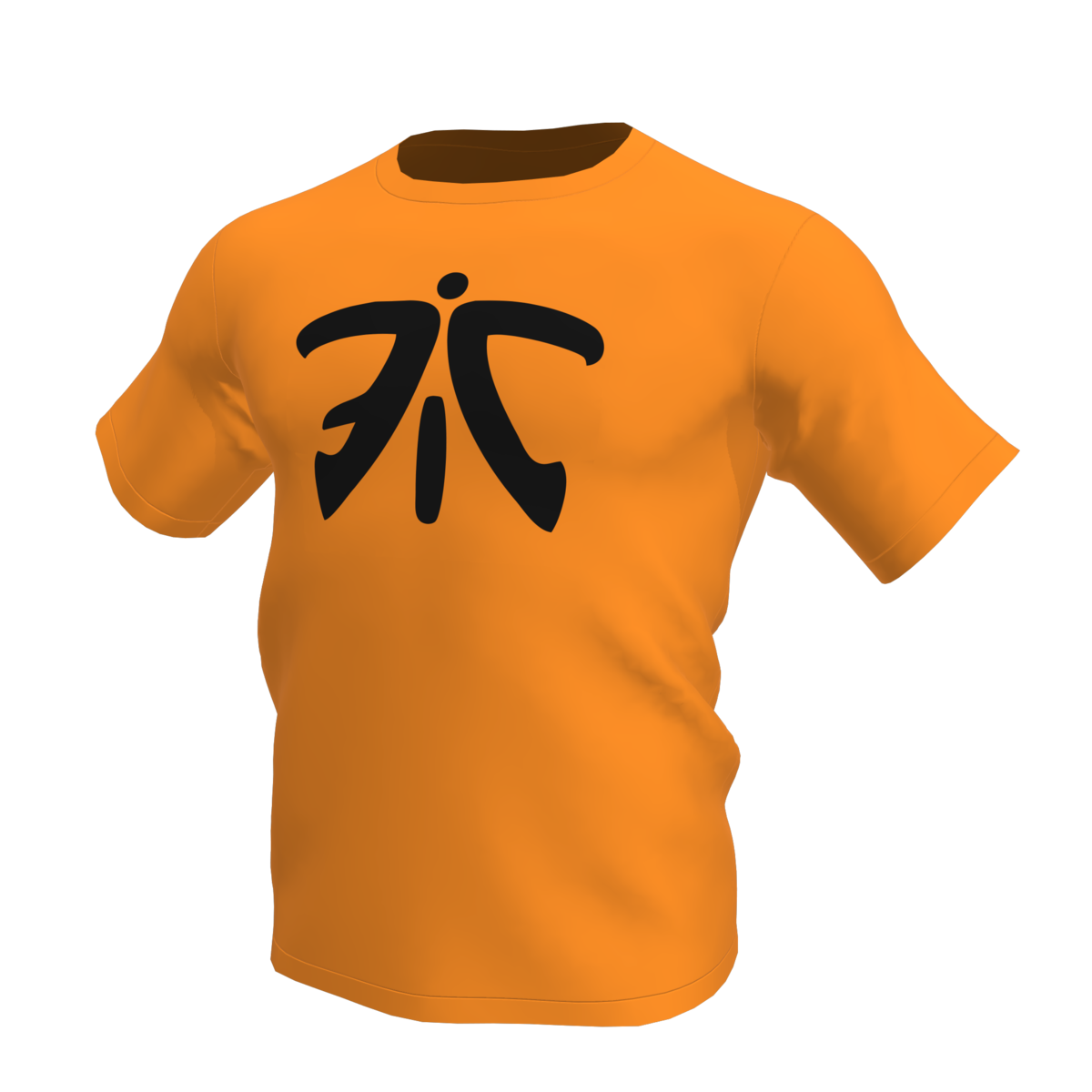 Fnatic Ess Logo Tee, Orange - Male