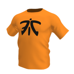 Fnatic Ess Logo Tee, Orange - Male