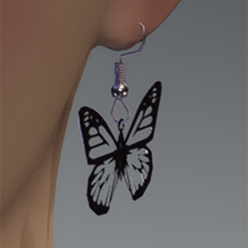 Butterfly earrings