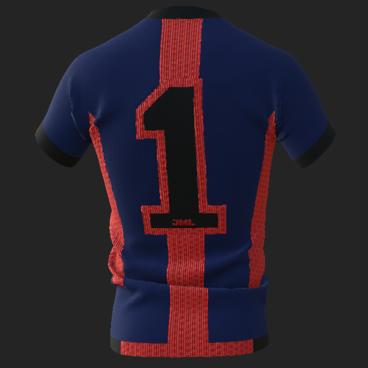 SPORT SHIRT BLUE RED