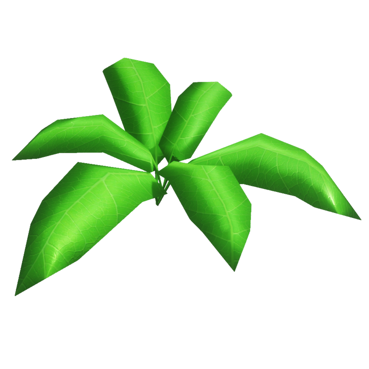 3D Low poly Plant